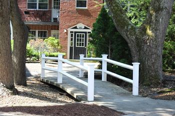 Beautifully landscaped courtyards